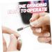 POPETPOP Photocard Keychain Gel Polish Bit Remove Nails File Bit Manicure Drill Bits for Nail Cuticle Manicure Drill Bits Nail Grinding Head Water Dipper Key Chain Tungsten Steel Clean - Buy Online on GoSupps.com