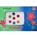 Shop Viviraa 8-Pack Colorful Indian Bindis | Bollywood Face Jewels & Forehead Stickers for Kids Girls & Women - Adhesive Body Jewelry - Buy Online on GoSupps.com