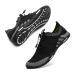 Bathing shoes men women barefoot shoes water shoes swimming shoes beach shoes for surfing diving boating gymnastics fitness 44 EU V20 black and white