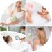 LuckyOpt Shower Puff Loofah Set 3Pc Loofah Sponge with Hanging String Bath Ball for Skin Exfoliating Scrubbing & Cleaning Bath Scrubber for Women Men Shower Pouf for Use in Shower(A) - Buy Online on GoSupps.com