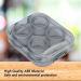 Buy Portable Gray Contact Lens Container Kit | Transparent Protective Storage Box for Contacts | Mini Lens Storage Set for Women - Fast International Shipping - Buy Online on GoSupps.com
