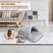 HzNzYHD 2 PCS Guinea Pig Bed Set with Cage Mat Soft Warm Hamster Bed Cave Nest Cushion for Small Animal Chinchilla Hedgehog Ferret Bunny gray - Buy Online on GoSupps.com