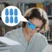 LUTER 6 Pi ces Cache Oeil pour Lunettes R utilisable Cache Oeil pour Couvrir l'Oeil Gauche Droit Am liorer la Vision pour Enfants et Adultes Oeil Paresseux Amblyopie Strabisme (Bleu M dium) - Buy Online on GoSupps.com