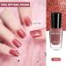 Peel Off Nail Polish - Glitter Nail Polish Shimmering Red Nail Varnish Quick Drying Healthy Breathable Non Toxic Nail Polish for Women Teens - No UV Needed B110 - Buy Online on GoSupps.com