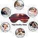 SSIMOO Red Sky at Night Starry Sleep Mask | Adjustable Breathable & Fashionable Eye Mask for Comfortable Sleep - International Shipping Available - Buy Online on GoSupps.com