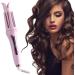 Yuehuam Auto Curling Iron Automatic Hair Curler Rollers 1 1/4 inch/ 32mm Large Waves 7 Temperatures control LED Display Curling Iron Auto Shut- Off Fast Heating Curling Wand for Hair Styling Pink - Buy Online on GoSupps.com