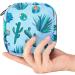 Menstrual Pad Bag with Zipper | Cactus Flowers Tampons Pouch for Women & Girls - Stylish & Functional Storage Solutions - Buy Online on GoSupps.com