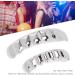 Hip Hop Teeth Fashionable Convenient Halloween Hip Hop Teeth for Women for Halloween Party for Hip Hop Fashion Shows for Men(Silver) - Buy Online on GoSupps.com