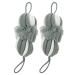 2pcs Long Bath Flower Foaming Shower Balls Bathroom Shower Balls Bathroom Bath Balls Scrubber Bath Balls Adorable Bath Balls Cartoon Shower Balls Bubble Shower Sponges Shower Tools 20x10cm