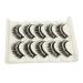 5 Pairs Diamond False Eyelashes Cosmetic Eye Lashes Wispy Eye Lashes Dramatic Eyelashes 6d Fake Lashes Women Eyelashes Miss Eyeliner Fluffy Chemical Fiber Hard Stem Black