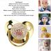 Alomejor Baby Pacifier - Ultra Light Soft Bling Silicone for 6-18 Months Infant (Gold) - Buy Online on GoSupps.com