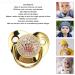 Buy Ultra-Light Gold Silicone Baby Pacifier for Newborns | Soft & Curved Design | Ideal for 0-6 Months Infants | International Shipping Available - Buy Online on GoSupps.com