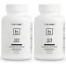 HairMax for Hair Skin and Nails Dietary Supplement Hair Loss and Hair Regrowth Treatment for Women and Men. Contains 2500mcg Biotin DHT Blocker MSM & Antioxidants Pack of 2 Bottles 60.0 Servings (Pack of 1)