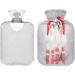 Shop Dog & Cat Christmas Hat Hot Water Bottle - 2L Fleece Cover for Hot & Cold Compresses | International Shipping - Buy Online on GoSupps.com