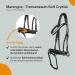 Marengos Soft Crystal Bridle for Horses & Ponies | Anatomically Shaped English Leather Bridle & Accessories in Black - Buy Online on GoSupps.com