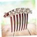 DOITOOL Unique Design Pearl Hair Accessories Rhinestone Hair Accessories Durable Girls Hair Styling Diy Hairstyle No Peculiar Smell Womens Hair Styling Women's Comb Vintage - Buy Online on GoSupps.com
