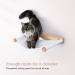 Furmia Cat Wall Hammock - Modern Wall Mounted Cat Shelves for Cats up to 40 lbs (White) - Buy Online on GoSupps.com