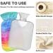 Buy Naanle Watercolor Hot Water Bottle 1L - Transparent Bed & Hand Warmer for Pain Relief & Cold Therapy - International Shipping - Buy Online on GoSupps.com