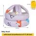 Umtiti Baby Adjustable Helmet Lightweight and Soft with 3 Pairs Baby Knee Pads for Crawling & 3 Pairs Baby Socks Great for Baby Learning to Walk and Crawl. Zoo Gray+6 Zoo Grey - Buy Online on GoSupps.com