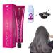 Yoesinhen Shecolo Hair Dye Silver Gray and Smoke Dark Silver Hair Dye Dye Shampoo for Gray Hair No Bleaching Silver Gray Smoke Shoupin Hair Color Gray Nourishing Shampoo for Men And Women (#16)