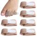 Qiyifang toe corrector band skin -friendly toe corrector bandages toe corrector bandages hammer toe separator finger rails set for correction of hammer toes and fixation crooked toes