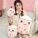 Kekeso Boba Plush Pillow - Soft Bubble Pearl Milk Tea Stuffed Toy Hugging Cushion (Pink, 35cm/13.77inch) - Buy Online on GoSupps.com