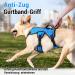 Rabbitgoo Breaking-Proof Dog Harness for Medium Dogs - Breathable Adjustable Padded Vest with Handle - Safe & Comfortable - Blue M - Buy Online on GoSupps.com