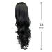 Onpep Black Long Wavy Curly Hair Wig - Natural Looking Heat Resistant Synthetic Wig for Women - Buy Online on GoSupps.com