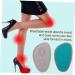 NOLITOY Anti-Slip Half Size Metatarsal Foot Pads - 4 Pairs of Comfortable Insoles for High Heels & Shoes - Perfect for Flat Leather & Windshield Cleaner - Buy Online on GoSupps.com