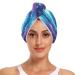 A Beautiful Underwater World Hair Towel 2 Pack Super Absorbent Hair Drying Towel Quick Dry Hair Turbans Head Towel with Button Twisty Wrap for Women Girls