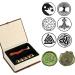 Kooer Viking Rune Vegvisir Wax Seal Stamp Custom Viking Rune Sealing Wax Stamp Vegvisir Wax Stamp Custom Wedding Invitation 6pcs Set - Buy Online on GoSupps.com