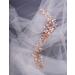 BERYUAN Women Pearl Wreath Vintage Gold Leaf Long Hair Vine Piece Wedding Hair Accessory Gift for Her Crystal Hair Piece Party Headress for Bride Bridesmaid Girls (gold) - Buy Online on GoSupps.com
