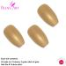 Bling Art Ballerina False Nails Fake Coffin Glitter Gold Acrylic Long Tips Glue - Buy Online on GoSupps.com