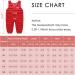 Panegy Kids Toddler Winter Snow Pants | Water-Resistant Insulated Bib Overalls | Red | 9M-6Y - Buy Online on GoSupps.com