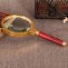Magnifying Glass 10X Handheld Reading Magnifier HD Glass Lens Comfort Metal Grip 80mm HD Portable Reading Magnifying Glass - Buy Online on GoSupps.com