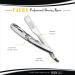 Facn Professional Marble Straight Edge Barber Razor | 100 Blades Included | Salon Quality Cut Throat Shavette - Buy Online on GoSupps.com