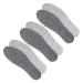 FRCOLOR 3 Pairs Insole Foam Shoe Inserts Breathable Shoe Cushions Sports Accessories Mens Compression Stockings Toilet Riser Pregnancy Test Kit for Aluminum Foil Gel Man Tailoring White