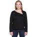 Fashionable Long-Sleeve Chemo Shirt for Women - Easy Chest Port Access | Perfect Gift for Chemo Patients - Black Large - Buy Online on GoSupps.com