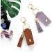 Songaa Hand Sanitizer Holder Travel Size - 1oz/30ml Leather Sanitizer Holder with Empty Bottle Portable RefillableSmall Squeeze Bottle with Keychain Brown - Buy Online on GoSupps.com