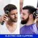 KEMEI Black Hair Clippers for Men Professional Barber Clippers Electric Cordless Clippers for Hair Cutting USB Rechargeable Wireless Haircut Clippers km-827 - Buy Online on GoSupps.com