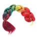 MAGICLULU Wig Tinsel Rainbow Braiding Hair Braiding Hair Ombres Scissor Glitter Hair Extensions Women Hair Extension Rainbow Hair Extensions Metallic Line High Temperature Wire Shiny