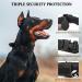 Tactical Dog Collar | Adjustable Soft Padded Nylon with Control Handle for Medium & Large Dogs | Robust Metal Buckle - Black - Buy Online on GoSupps.com