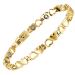 BioMag Magnetic Bracelets for Women Titanium Steel with Strong Magnets Heart-Shaped Bracelet (Gold)