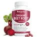 Beravia Health Organic Beet Root Capsules Beetroot Capsules 1300mg | Support Healthy Circulation & Vitality Natural Vegan & Non-GMO Beet Root Supplement for Women & Men - 60 Capsules (1 Bottle)