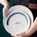 Serving Plates Ceramic Steak Plate Fruit Plate Dim Sum Plate Dinner Plate Western Tableware Plates for Home Kitchen Hotel Party for Appetizer Dinner and Desserts (Size : 25.5cm) - Buy Online on GoSupps.com