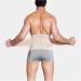 Back Bandage for Men | Double Compression Support Belt for Lower Back Pain Relief | Herniated Disc & Sciatica Support | Slimming Wrap | Sports Federation - Black - Buy Online on GoSupps.com