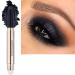 MiaSarah Black Eyeshadow StickCream Shimmer Smooth Glitter Eyeshadow Pencil  Hypoallergenic Waterproof Long Lasting  Blue Primer Single Liquid Matte Create Eyes Look midnight blue shimme 12