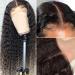Kinky Curly Human Hair Wig 4x1 Lace Front - 100% Brazilian Black Wig with Baby Hair 150% Density 22 Inch | Shop Now! - Buy Online on GoSupps.com