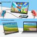 Kenowa 15.6 Touchscreen Portable Monitor - HDR 1920x1080 Eye Care IPS for Raspberry Pi PC Laptop PS4 Xbox | External Monitor with HDMI & USB Type-C - Buy Online on GoSupps.com