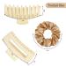 Japior 8-Pack Large Hair Claw Clips & 4-Pack Stain Hair Scrunchies Set for Women - Neutral Colors - Non-slip Square Clips - Ideal for Thin to Thick Hair - Buy Online on GoSupps.com